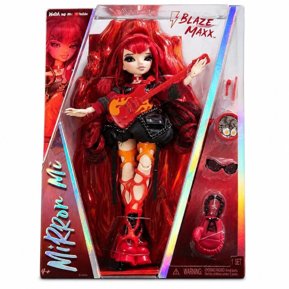 Mirror Mi Blaze Maxx Fashion Doll Red Rocker New NIB MGA